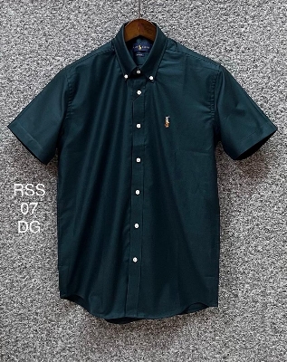 Picture of Ralph Lauren Short Sleeve Shirt 07 Green