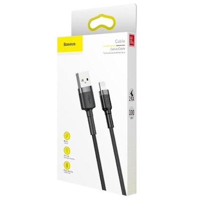 Picture of Fast Charging USB Cable for iPhone Cafule Quick Charge (2.4A/1.5A, 1M)