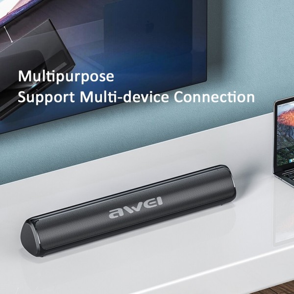 Picture of Awei Y333 Portable Bluetooth Speaker - Heavy Bass Stereo Sound Bar