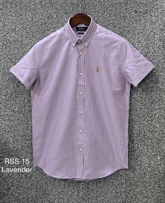 Picture of Ralph Lauren Short Sleeve Shirt 15 Lavender