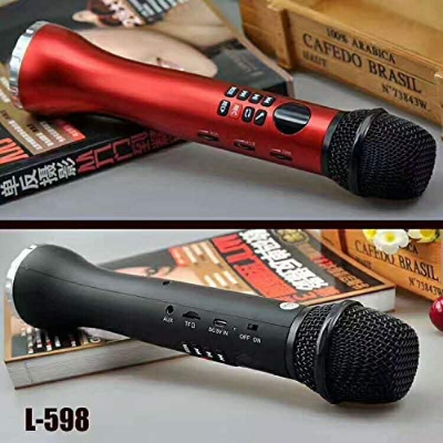 Picture of Karaoke L-598 Handheld Bluetooth Microphone Speaker