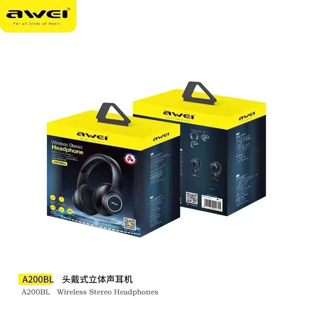 Picture of Awei A100BL Bluetooth headphones Foldable Strong Bass