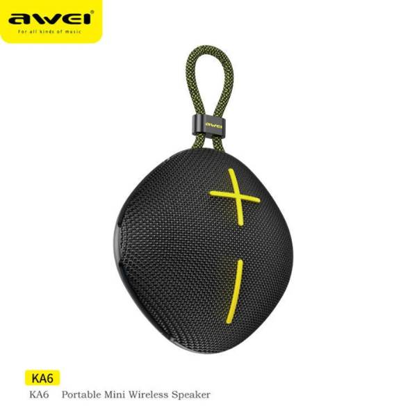 Picture of Awei KA6 Mini Wireless Bluetooth Speaker Waterproof Rate IPX6