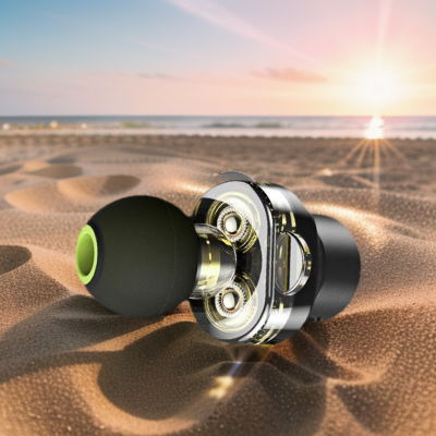 Picture of Awei Z1 Dual Driver 3.5mm Wired Sports Earphone Sport Bass Sound Earphones With Mic