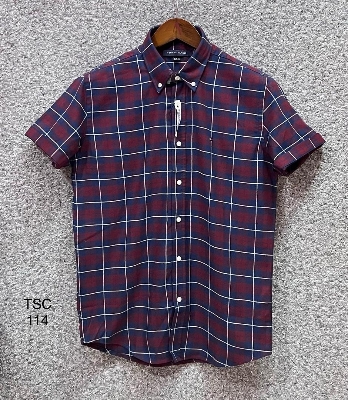 Picture of Tommy Short Sleeve Check Shirt 114