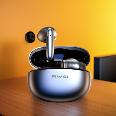 Picture of Awei T90 2 in 1 ENC Wireless Bluetooth Earbuds With Mic