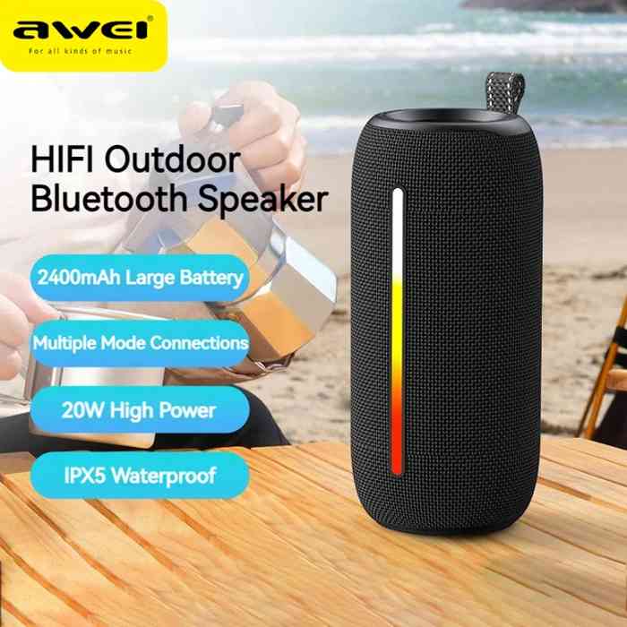 Picture of Awei Y788 RGB Portable Outdoor Bluetooth Speaker
