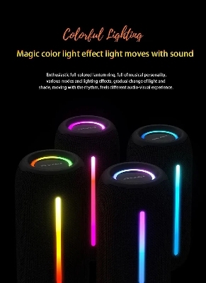 Picture of Awei Y788 RGB Portable Outdoor Bluetooth Speaker