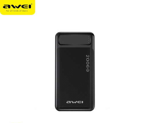 Picture of Awei P6K 20000mAh Fast Charging Dual USB Port Powerbank