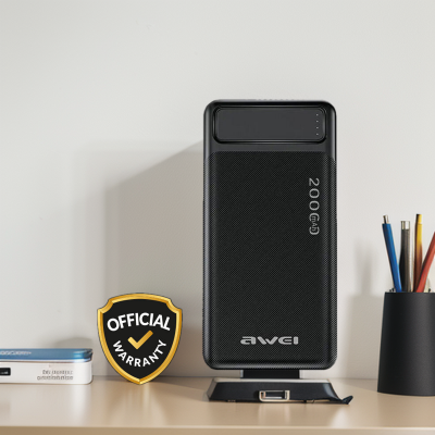 Picture of Awei P6K 20000mAh Fast Charging Dual USB Port Powerbank