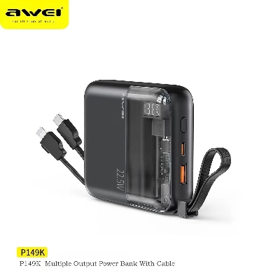 Picture of Awei P149K 22.5W 10000mAh Fast Charging Power Bank