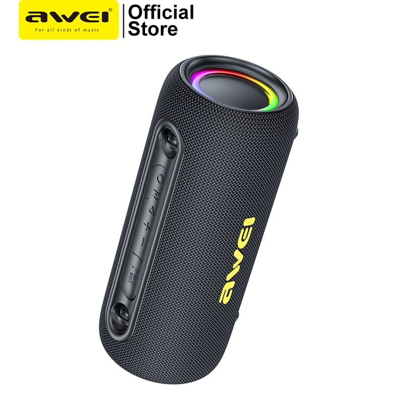 Picture of Awei KA33 Bluetooth Speaker 26W Hi-Fi Music Waterproof Outdoor Speaker With Dynamic RGB Lighting