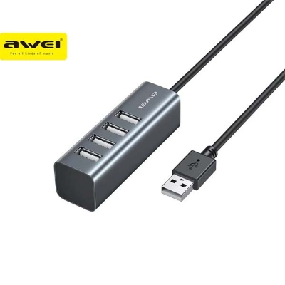 Picture of Awei CL-122 Type-A 4 Ports USB Hub Extender USB 2.0 Docking Station