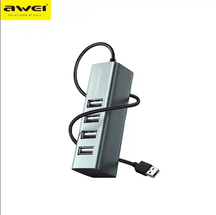 Picture of Awei CL-122 Type-A 4 Ports USB Hub Extender USB 2.0 Docking Station