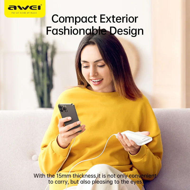 Picture of Awei P19K 20000mAh 2.4A Slim Power bank