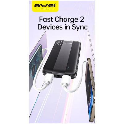 Picture of Awei P19K 20000mAh 2.4A Slim Power bank