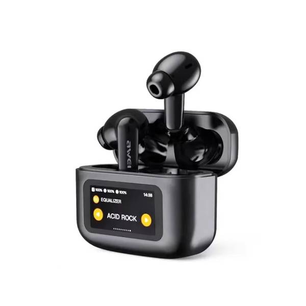 Picture of Awei T56 ANC TWS Earphone With Touch LCD Screen