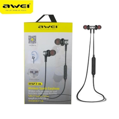 Picture of AWEI A920BL Wireless Smart Sport Stereo Magnetic Earphones Explosive Bass