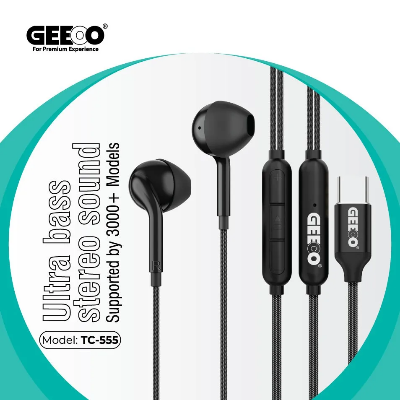 Picture of Geeoo TC555 Type-C in-ear Earphone 2 Pieces