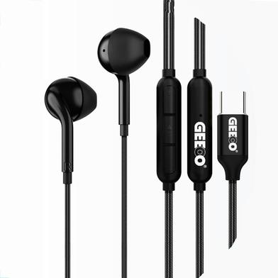 Picture of Geeoo TC555 Type-C in-ear Earphone 2 Pieces