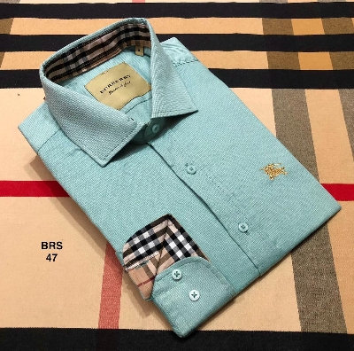 Picture of Burberry Fancy Cotton Shirt 47 Paste
