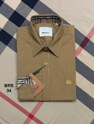 Picture of Burberry Stretch Formal Collar Shirt 34 Biscuit