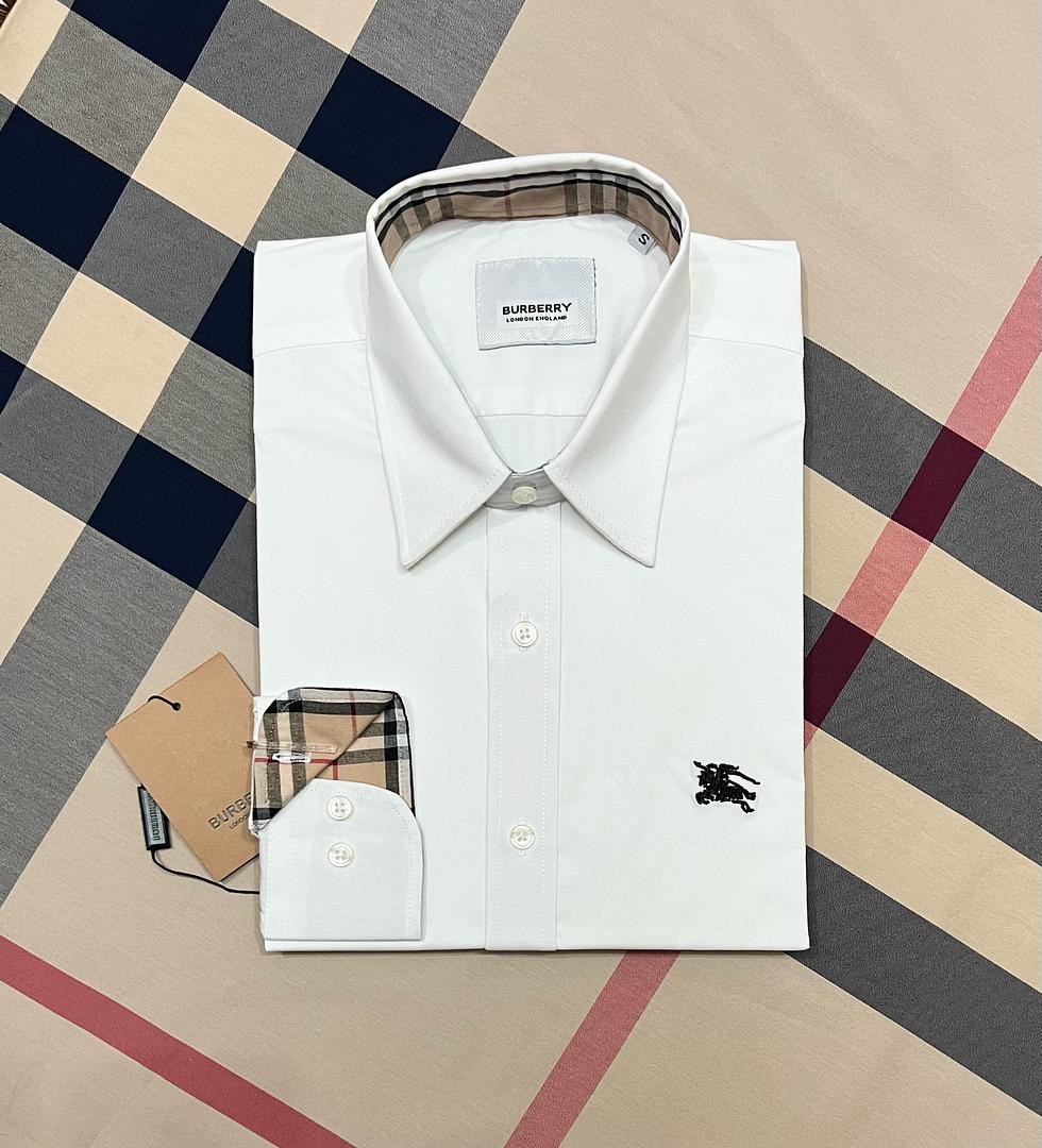 Picture of Burberry matching logo Shirt 07 White
