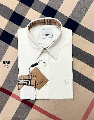 Picture of Burberry BT Solid Shirt 02 White