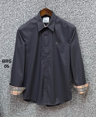 Picture of Burberry BT Solid Shirt 05 Charcoal