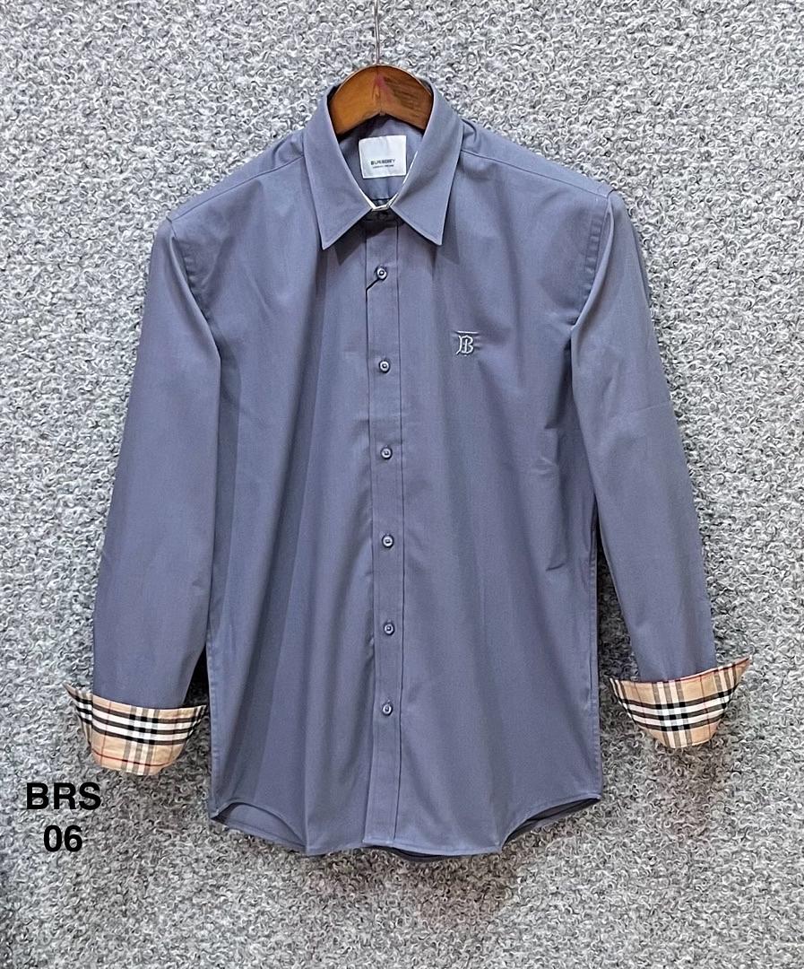 Picture of Burberry BT Solid Shirt 06 Ash