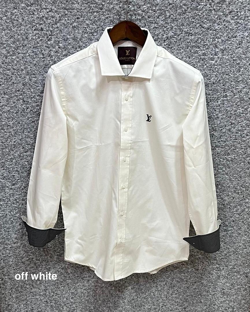 Picture of LV Solid Shirt 10 off white