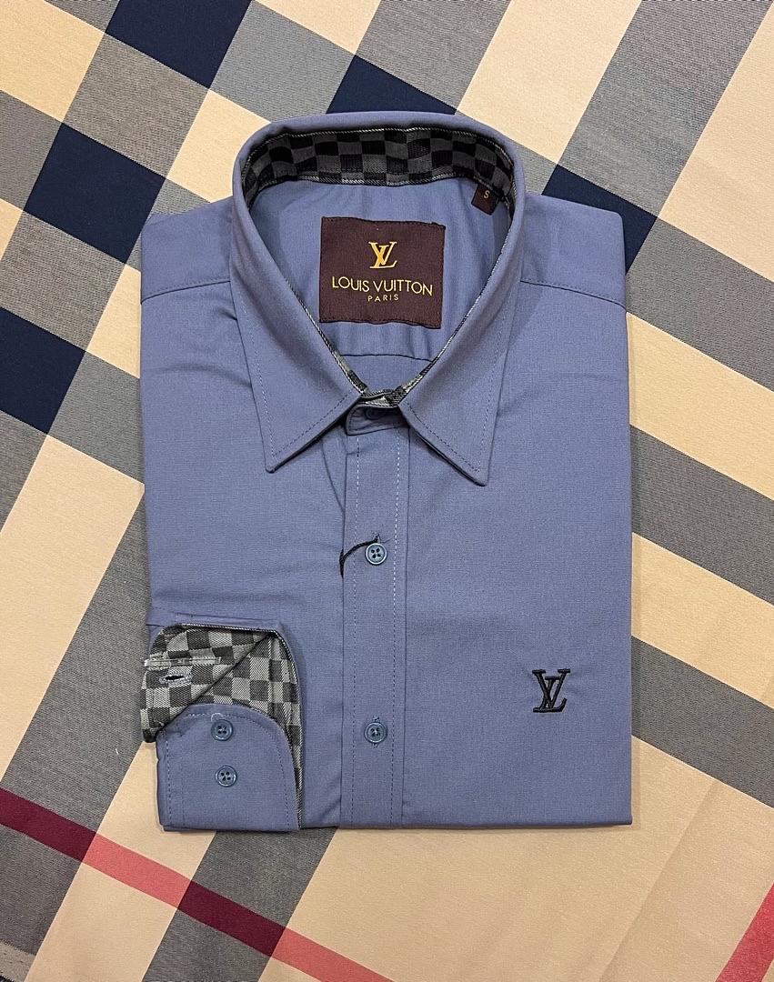 Picture of LV Solid Shirt Ash
