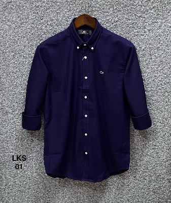 Picture of Lacoste Solid Shirt 01 Deep Purple