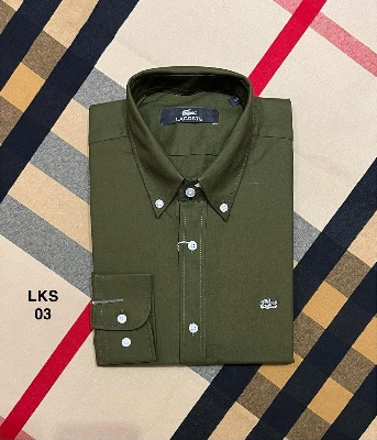 Picture of Lacoste Solid Shirt 03 olive