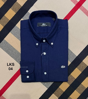 Picture of Lacoste Solid Shirt 04 Navy Light