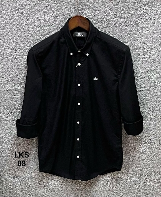 Picture of Lacoste Solid Shirt 08 Black