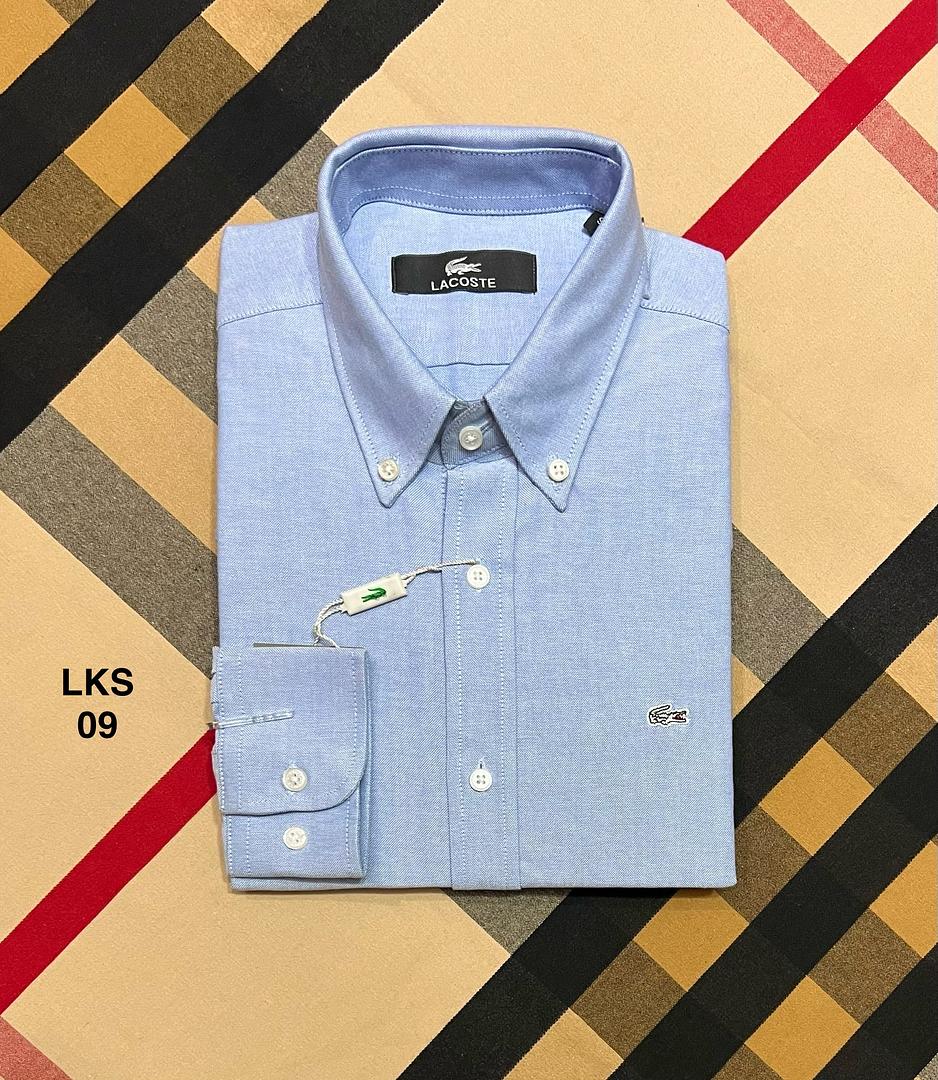 Picture of Lacoste Solid Shirt 09 Sky