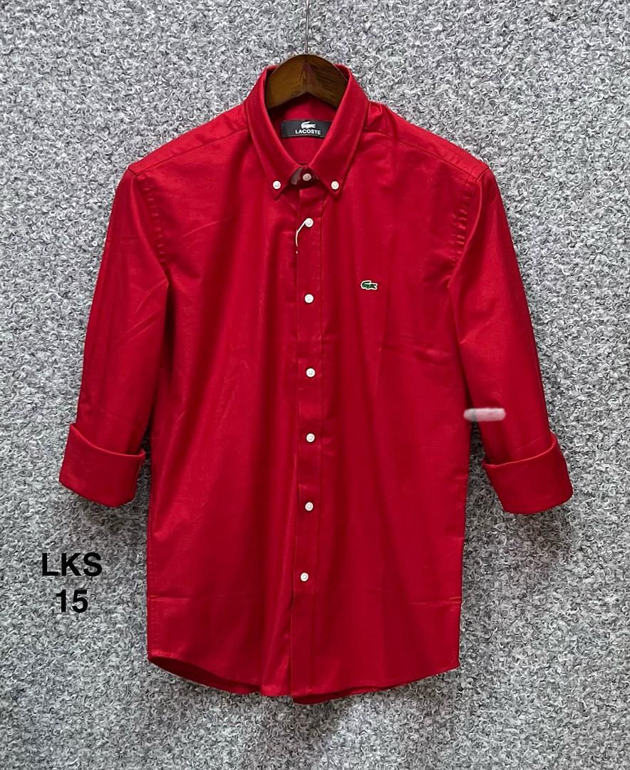 Picture of Lacoste Solid Shirt 15 Red