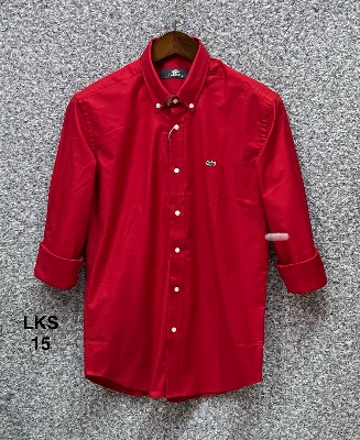 Picture of Lacoste Solid Shirt 15 Red