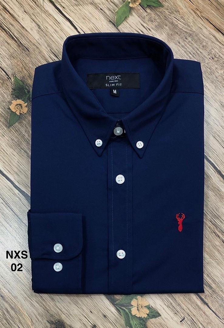Picture of Next Solid Shirt 02 Navy