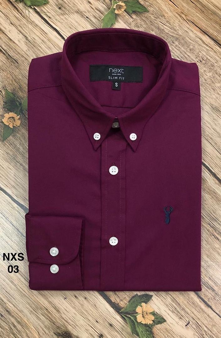 Picture of Next Solid Shirt 03 Maroon