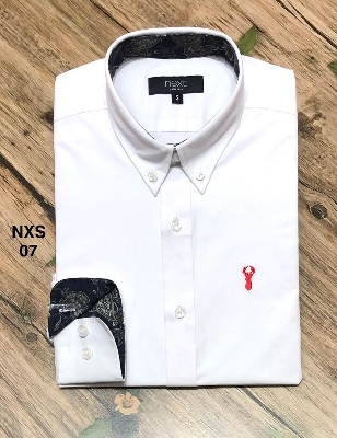 Picture of Next Solid Shirt 07 Contrast White