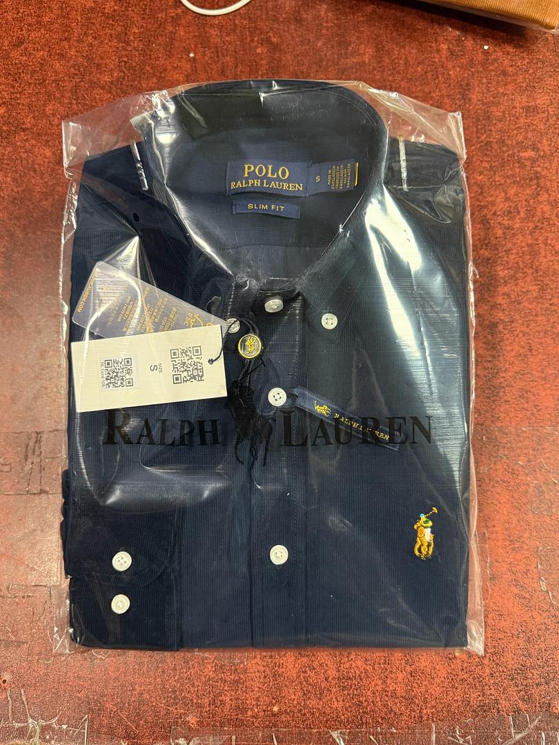 Picture of Ralph Lauren Corduroy Solid Shirt Navy 108 / 109