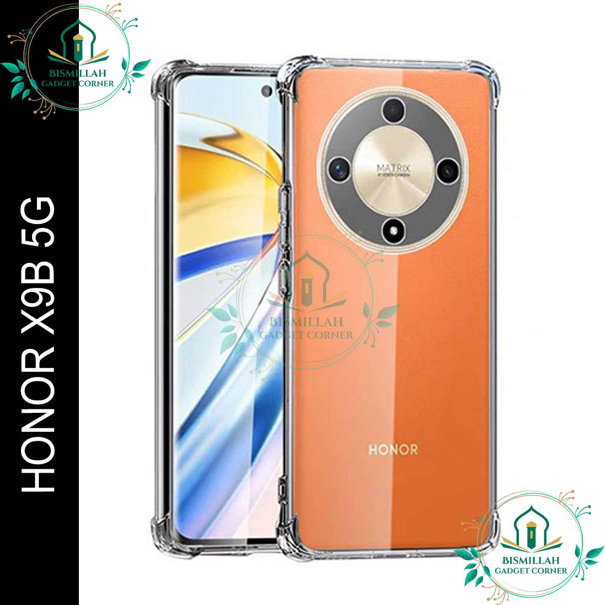 Picture of Transparent back cover For Honor X9b 5G Luxury transparent Protect Back Cover Soft Case