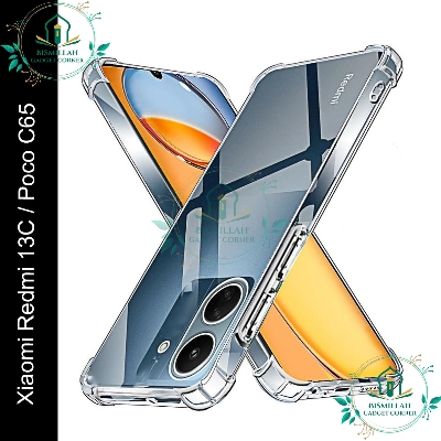 Picture of Transparent back cover For Xiaomi Redmi 13C / Poco C65 Luxury transparent Protect Back Cover Soft Case