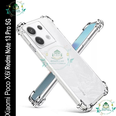 Picture of Transparent back cover For Xiaomi Redmi Note 13 5G Luxury transparent Protect Back Cover Soft Case