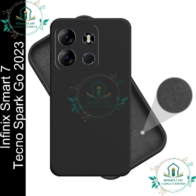 Picture of Premium Liquid Silicone Phone case for Infinix Smart 7 / Tecno Spark Go 2023 Liquid Silicon Mobile Back Case Soft Silicone Phone Cover