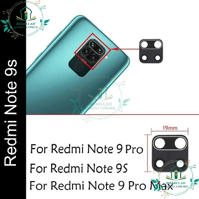 Picture of Back Camera Glass Lens Camera Lens for Xiaomi Redmi Note 9s Main camera glass