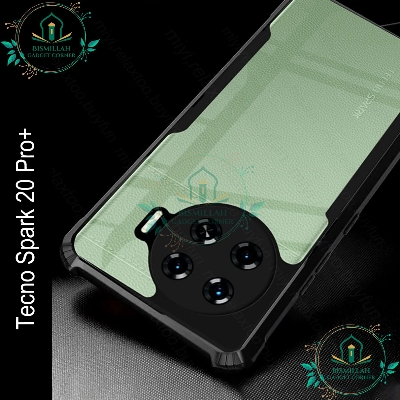 Picture of Xundd Back Cover for Tecno Spark 20 Pro+ / Tecno Spark 20 Pro plus Transparent Hybrid Hard PC Back Bumper