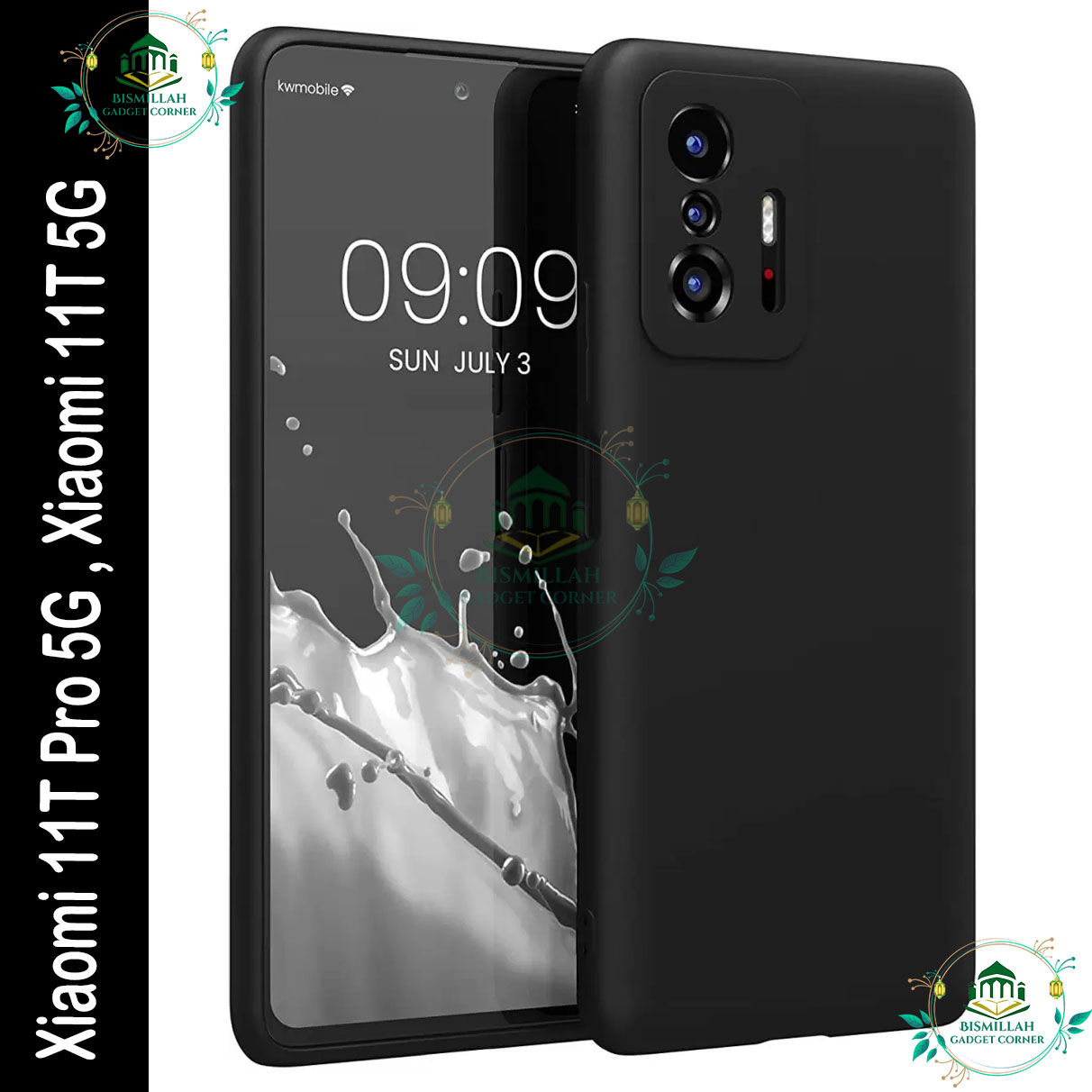 Picture of Premium Liquid Silicone Phone case for Xiaomi 11T Pro 5G , Xiaomi 11T 5G Liquid Silicon Mobile Back Case Soft Silicone Phone Cover - মোবাইল ফোন - Phoneo